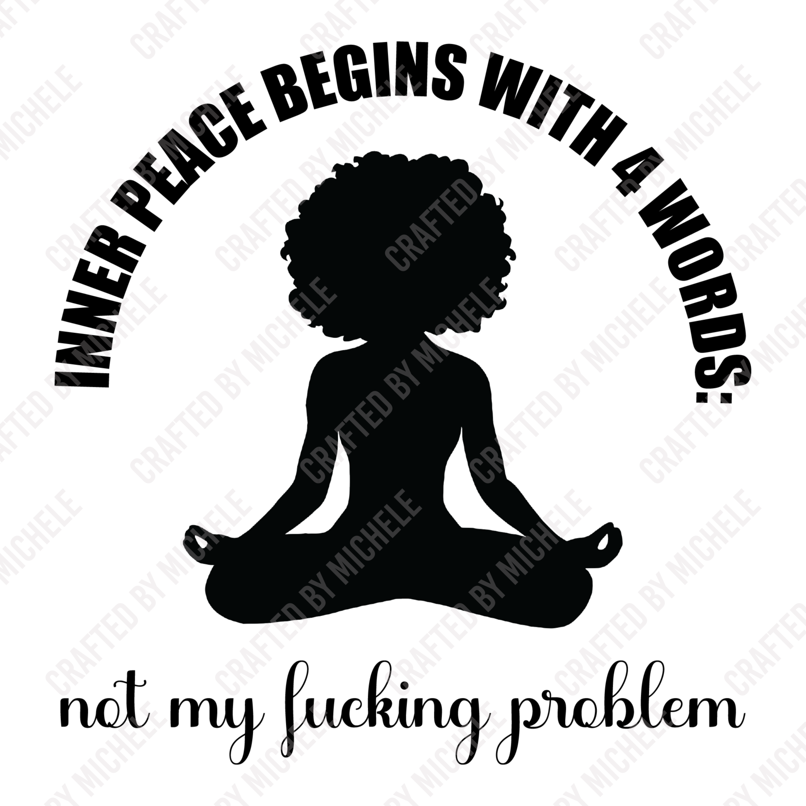 INNER PEACE BEGINS WITH 4 WORDS