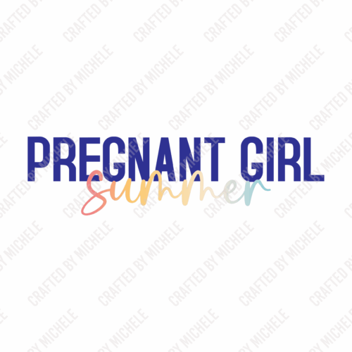 Pregnant Girl Summer, New Mom